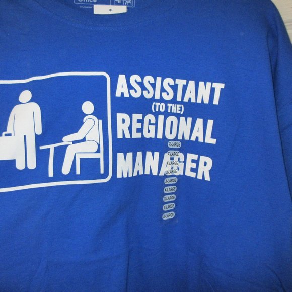 New T Shirt - The Office - Assistant to The Regional Manager Size XL with tags - Picture 3 of 5